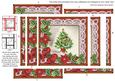 Elegant Tree Red Poinsettia 5in Spiral Edge Stacker