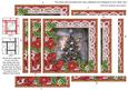 My Tree Red Poinsettia 5in Spiral Edge Stacker