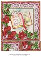 Glory Book Red Poinsettia 8in Picture Topper