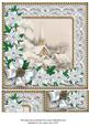 Ice Church Poinsettia 8in Picture Topper