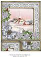 Pink Snow Church Ice Poinsettia 8in Picture Topper