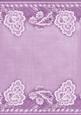 Lilac Grunge Floral Wallpaper Border A4 Backing Paper