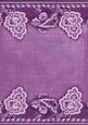 Purple Grunge Floral Wallpaper Border A4 Backing Paper