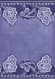 Dark Blue Grunge Floral Wallpaper Border A4 Backing Paper