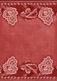 Dark Red Grunge Floral Wallpaper Border A4 Backing Paper