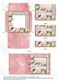 Pink Church Poinsettia Mini Card Envelope Bottom Stacker