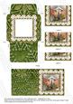 Lantern Green Lace Card Envelope Bottom Stacker