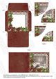 Winter Walk Plum Poinsettia Mini Card Envelope Duo Stacker
