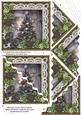 My Tree Black Poinsettia 5in Wavy Triangle Stacker