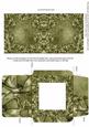 Floral Edger Moss Midi Card and Envelope Sheet