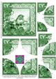 Robin 1 Green Tone 5in Quad Round Corner Stacker