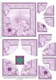 Church Village Lilac Tone 5in Quad Round Corner Stacker