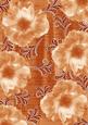 Burnt Orange Blossom Swirl Painted A4 Backing Paper