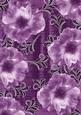 Purple Blossom Swirl Painted A4 Backing Paper