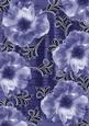 Dark Blue Blossom Swirl Painted A4 Backing Paper