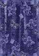 Dark Blue Sweet Pea Painted Butterfly A4 Backing Paper