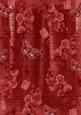 Dark Red Sweet Pea Painted Butterfly A4 Backing Paper