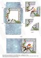 Blue Robin Poinsettia Mini Card Envelope Duo Stacker