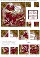 Plum Blossom 40th Birthday Gift Set 6in Duo Corner Stacker