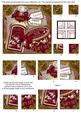 Plum Blossom 50th Birthday Gift Set 6in Duo Corner Stacker