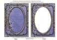 Dark Blue Snowflake Glitter 7x5in Shaker Base and Frame