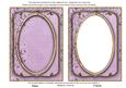 Lilac Snowflake Glitter 7x5in Shaker Base and Frame