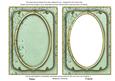 Mint Green Snowflake Glitter 7x5in Shaker Base and Frame
