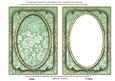Mid Green Multi Floral 7x5in Shaker Base and Frame
