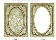 Olive Multi Floral 7x5in Shaker Base and Frame