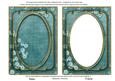 Dusky Teal Blossom Edge 7x5in Shaker Base and Frame