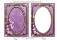 Lilac Blossom Edge 7x5in Shaker Base and Frame
