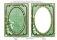 Mint Green Blossom Edge 7x5in Shaker Base and Frame