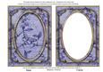 Blue Butterfly Sweet Peas 7x5in Shaker Base and Frame