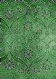 Mid Green Entwined Embossed Floral A4 Backing Paper