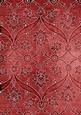 Red Entwined Embossed Floral A4 Backing Paper