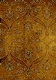 Gold Entwined Embossed Floral A4 Backing Paper