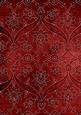 Dark Red Entwined Embossed Floral A4 Backing Paper