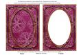 Cerise Large Snowflake 7x5in Shaker Base and Frame