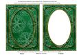 Dark Green Large Snowflake 7x5in Shaker Base and Frame