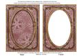 Dusky Pink Large Snowflake 7x5in Shaker Base and Frame