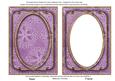 Lilac Large Snowflake 7x5in Shaker Base and Frame