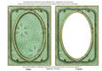 Mint Green Large Snowflake 7x5in Shaker Base and Frame