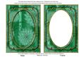 Dark Green Giant Blooms 7x5in Shaker Base and Frame