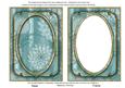 Dusky Teal Giant Blooms 7x5in Shaker Base and Frame