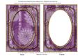 Purple Giant Blooms 7x5in Shaker Base and Frame