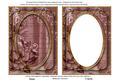 Dusky Pink Painted Rose 7x5in Shaker Base and Frame