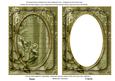 Olive Painted Rose 7x5in Shaker Base and Frame