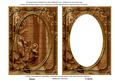 Vintage Tea Painted Rose 7x5in Shaker Base and Frame
