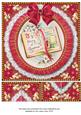 Glory Book Red Ruffle 8in Picture Sheet Topper