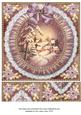 Snowy Village Ruffle 8in Picture Sheet Topper